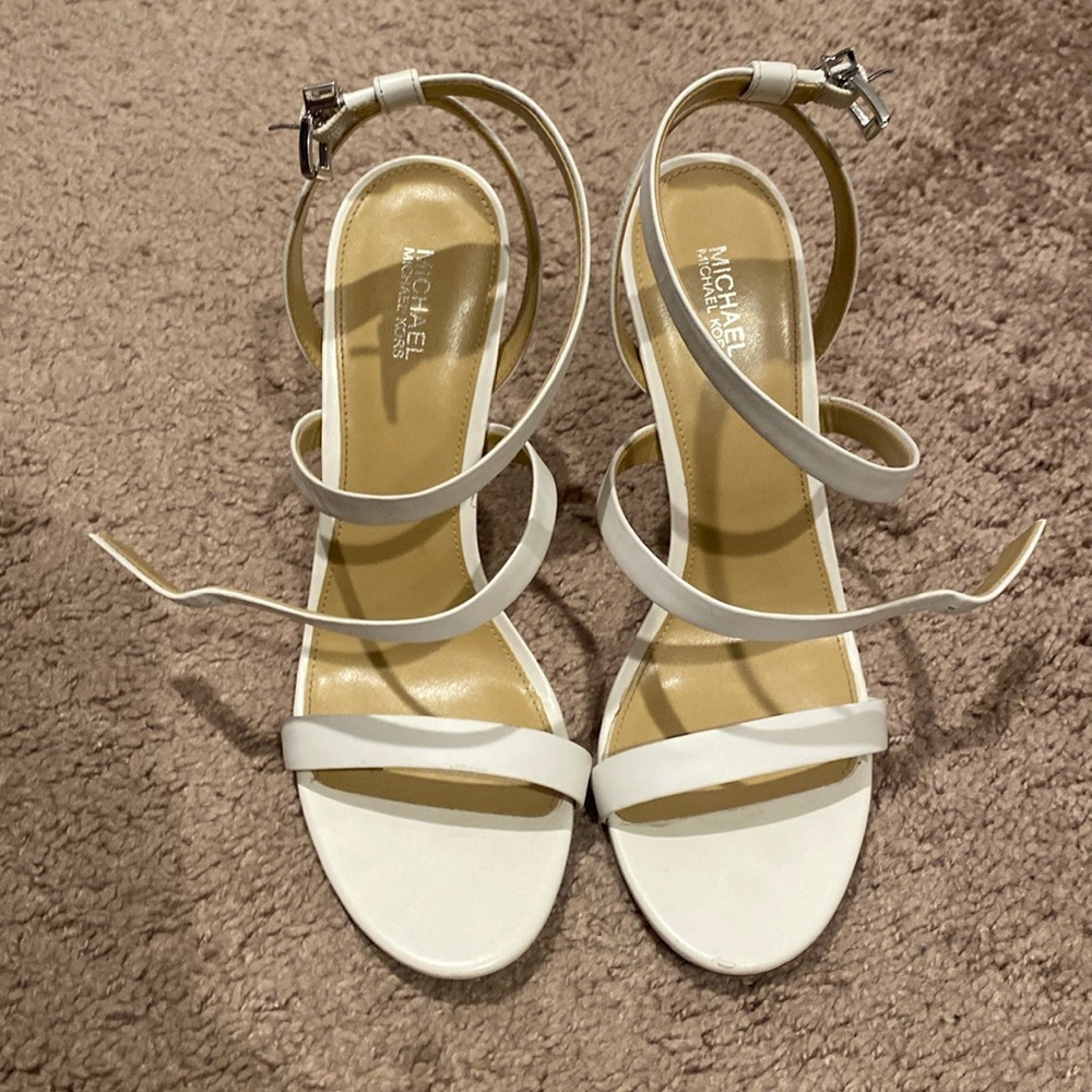 Michael Kors Optic White Asha Sandal